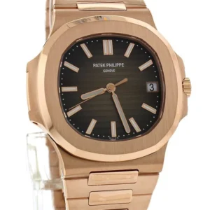 Patek Philippe Nautilus Brown Dial 18K Rose Gold Automatic Men's Watch 5711/1R-001