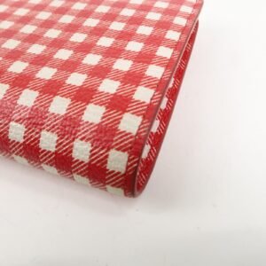 MIU MIU Logo Leather Bi-fold Compact Wallet Red 5MV204 Used - 图片 9