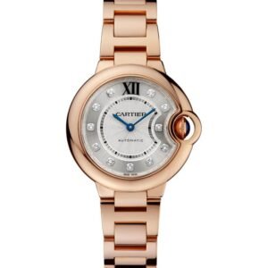 BALLON BLEU DE CARTIER, 33 MM, ROSE GOLD, DIAMONDS