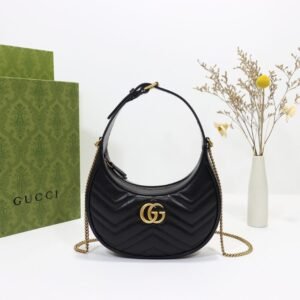 GG Marmont half-moon-shaped mini bag - 图片 2