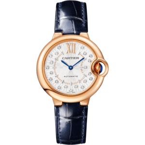 BALLON BLEU DE CARTIER, 33 MM, ROSE GOLD, DIAMONDS