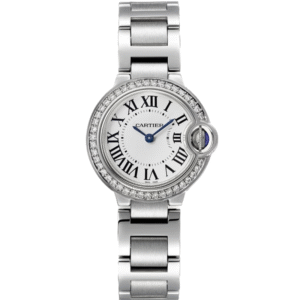 Ballon Bleu de Cartier watch, 28 mm,Stainless Steel