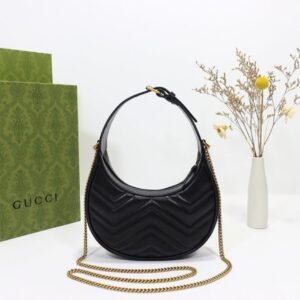 GG Marmont half-moon-shaped mini bag - 图片 4