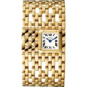 PANTHERE DE CARTIER WATCH, CUFF, YELLOW GOLD