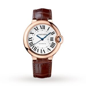 Cartier Ballon Bleu De Cartier Watch 36mm, Automatic Movement, Pink Gold, Leather-P17310944