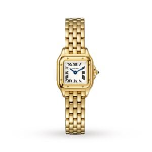 Cartier Panthère De Cartier Watch Mini Model, Quartz Movement, Yellow Gold-P17311050