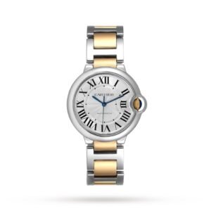 Cartier Ballon Bleu de Cartier Watch 42mm, Mechanical Movement With Automatic Winding, Yellow Gold, Steel-P17311208