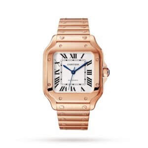 Cartier Santos de Cartier watch, medium model, mechanical movement with automatic winding-P17311257