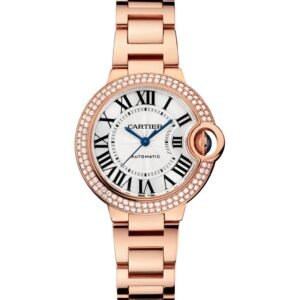 BALLON BLEU DE CARTIER, 33 MM, 18K ROSE GOLD, DIAMONDS