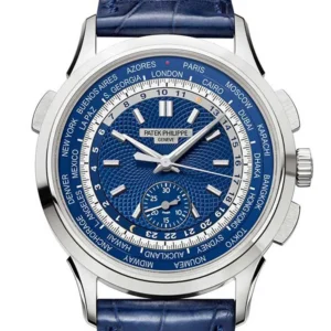 Patek Philippe Complications Blue Dial 18K White Gold Men's Watch 5930G-001