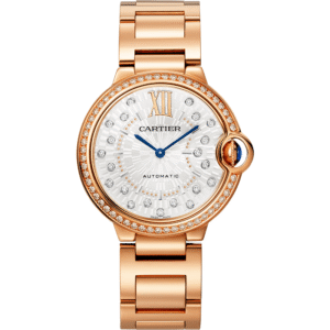 BALLON BLEU DE CARTIER, 36 MM, ROSE GOLD, DIAMONDS