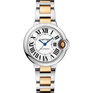 BALLON BLEU DE CARTIER, 33 MM, 18K YELLOW GOLD, STEEL
