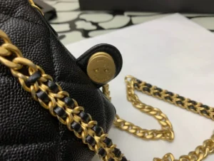 Black Vintage Backpack Size:20x19x8cm - 图片 2