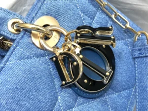 Lady D-Joy Denim Handbag Size: 26 x 13.5 x 5 cm, Ref: M0540 - 图片 2