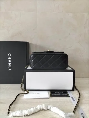 Chane Flap Bag Black Size: 18-13-7cm - 图片 2