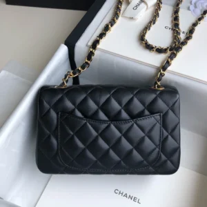 Black Lambskin Gold Buckle - 图片 2