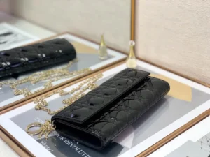 Chain bag with rhomboid size:21cm - 图片 3