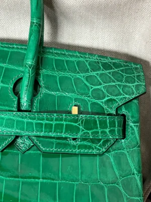 Birkin Ro Emerald Green Size: 30cm - 图片 2