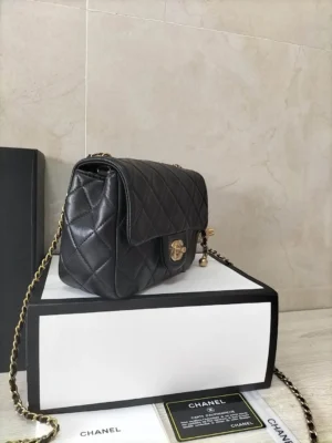 Chane Flap Bag Black Size: 18-13-7cm - 图片 3