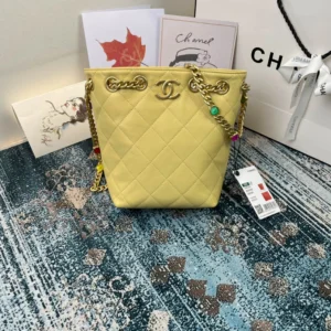 Chane Stone Bucket Bag Model: AS2381 Size: 19X23.5X9.5