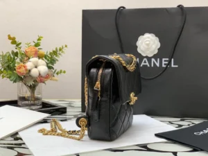 Black Vintage Backpack Size:20x19x8cm - 图片 3