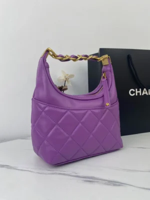 Chain underarm bag Model: size: 22X22X8cm - 图片 4