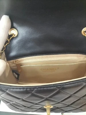Chane Flap Bag Black Size: 18-13-7cm - 图片 4