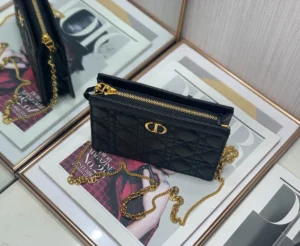 Caro Series Chain Crossbody Leather Bag Size: 19*14*3CM Model: 6418 - 图片 3