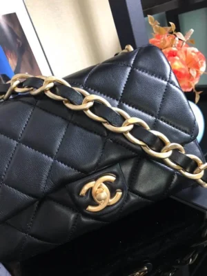 Chane1 Chain Bag Size: 22X6X15cm 26X6X17cm - 图片 2