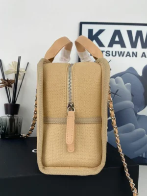 Canvas Bowling Bag Size: 28.5*28*12cm Model Number: AS8841 Apricot - 图片 2