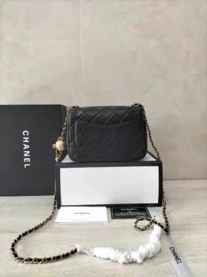 Chane Flap Bag Black Size: 18-13-7cm - 图片 6