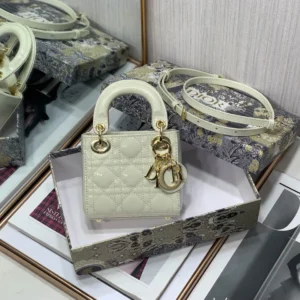 Lady Dior handbag Size: 12x10x5cm