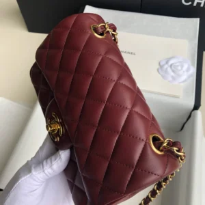 Black Lambskin Gold Buckle - 图片 4