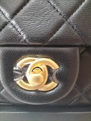 Chane Flap Bag Black Size: 18-13-7cm - 图片 7