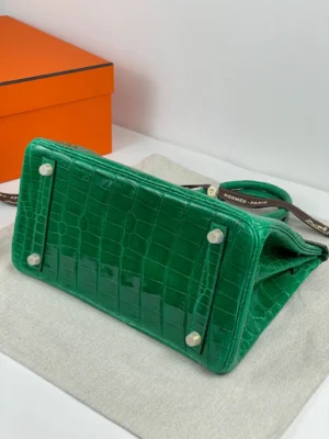 Birkin Ro Emerald Green Size: 30cm - 图片 4