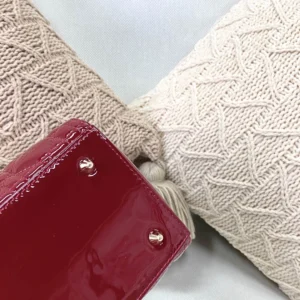 Dior Lady Dior in five-compartment patent detail - 图片 4