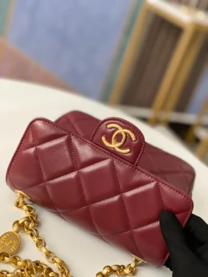 Chane Flap Bag Size: 20 6.5 14.5cm Code: AS2693 - 图片 6