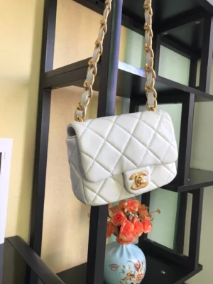 Chane Model: 2930# One shoulder can be worn crossbody Size: 18X6X14cm - 图片 6