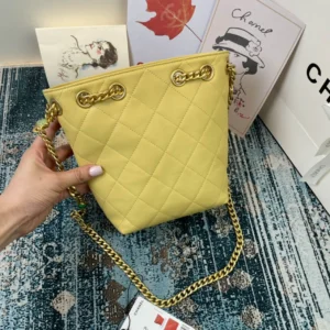 Chane Stone Bucket Bag Model: AS2381 Size: 19X23.5X9.5 - 图片 6