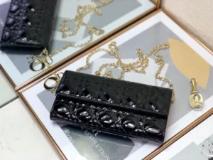 Chain bag with rhomboid size:21cm - 图片 6