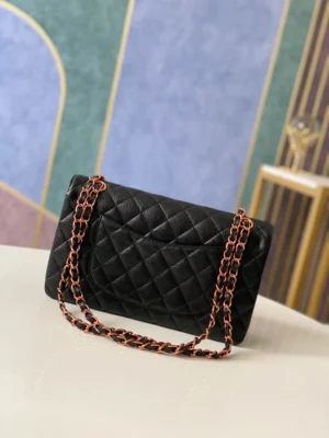 Chane Rose Gold Black Leather Size: 17cm Code: 115 - 图片 8