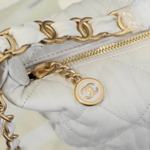 Chane Wrinkled Lambskin Size: 15 12.5 18cm - 图片 6