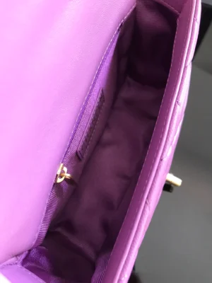 Chane Model: 2930# One shoulder can be worn crossbody Size: 18X6X14cm - 图片 3