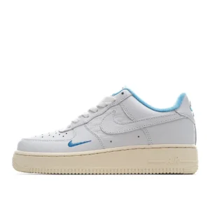 KITH Nike Air Force 107 Sneakers White Blue