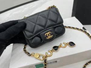A68110 Chanel 22B Love Chain Waist Bag Size:7*10.3*2.5cm - 图片 7
