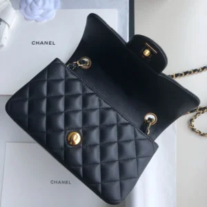 Black Lambskin Gold Buckle - 图片 8