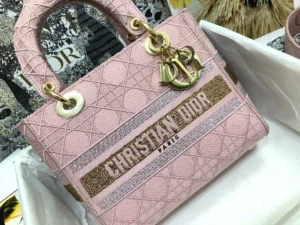 Lady 5 compartments embroidered fabric Size: 24x20x11 cm Model: M0565 - 图片 6