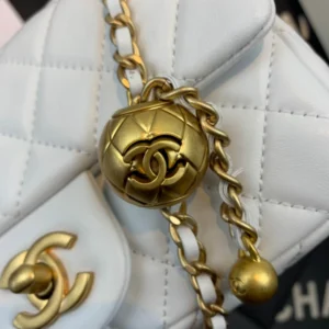 Chane underarm bag! Metal Ball Adjustment Shoulder Model: AS1787 Size: 20 - 图片 8