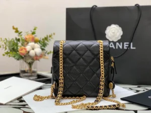 Black Vintage Backpack Size:20x19x8cm - 图片 7