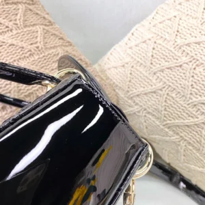 Dior Lady Dior five-compartment patent leather detail - 图片 7